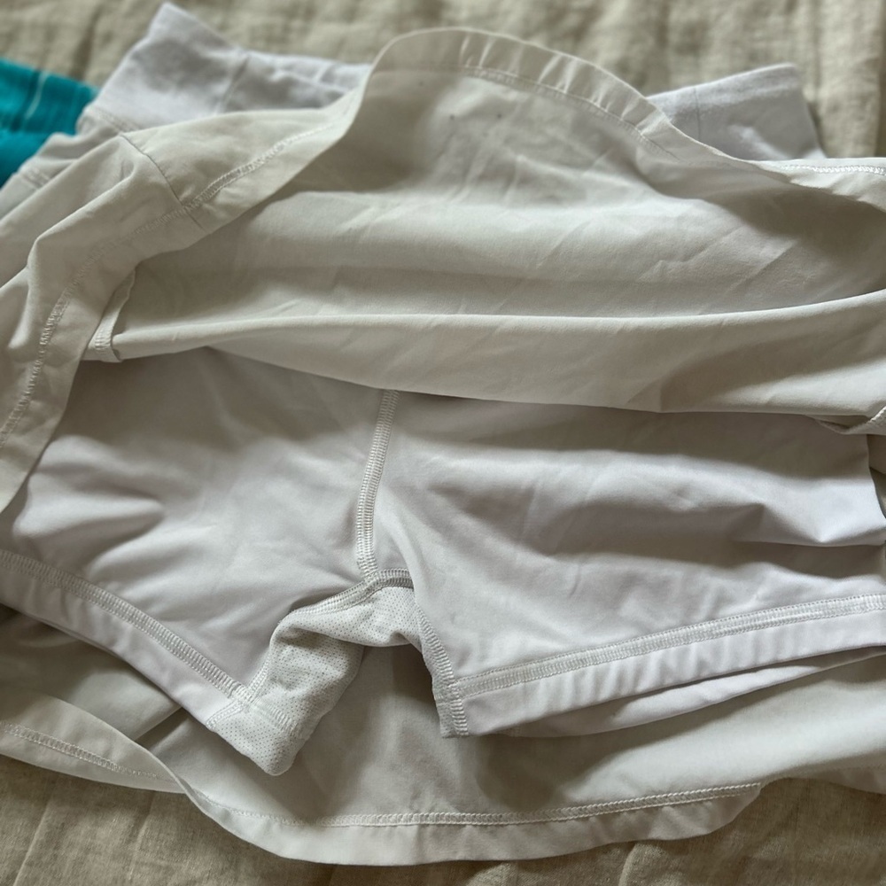 Champion White and Blue Striped Skorts - Picture 2 of 10